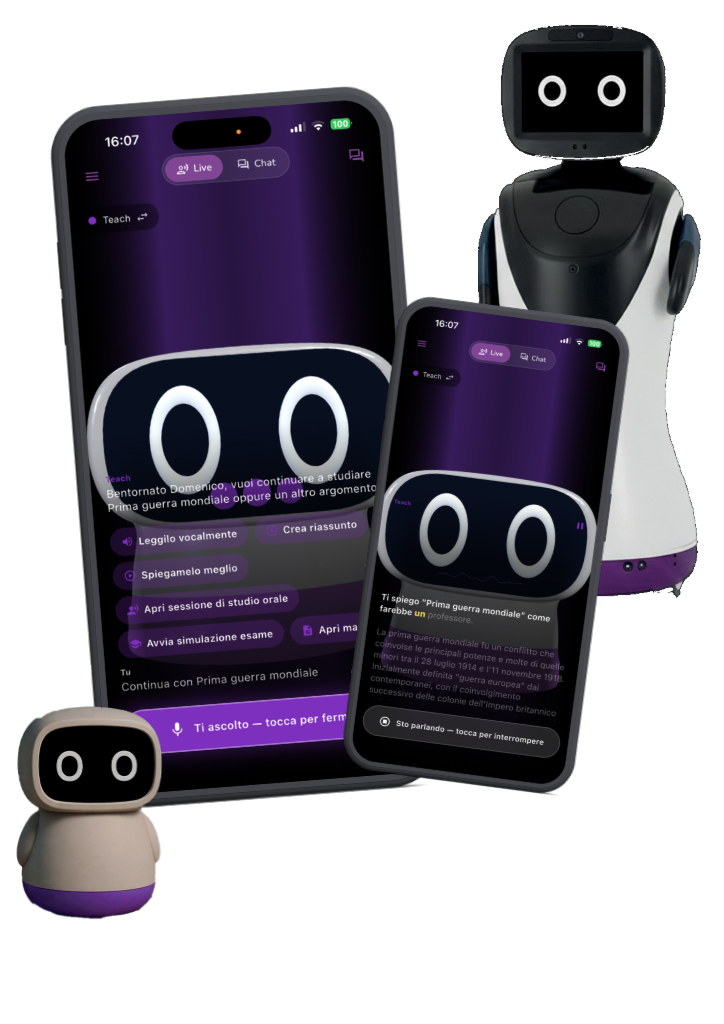 StudyVoice: app su smartphone e robot educativi per studiare e parlare ad alta voce